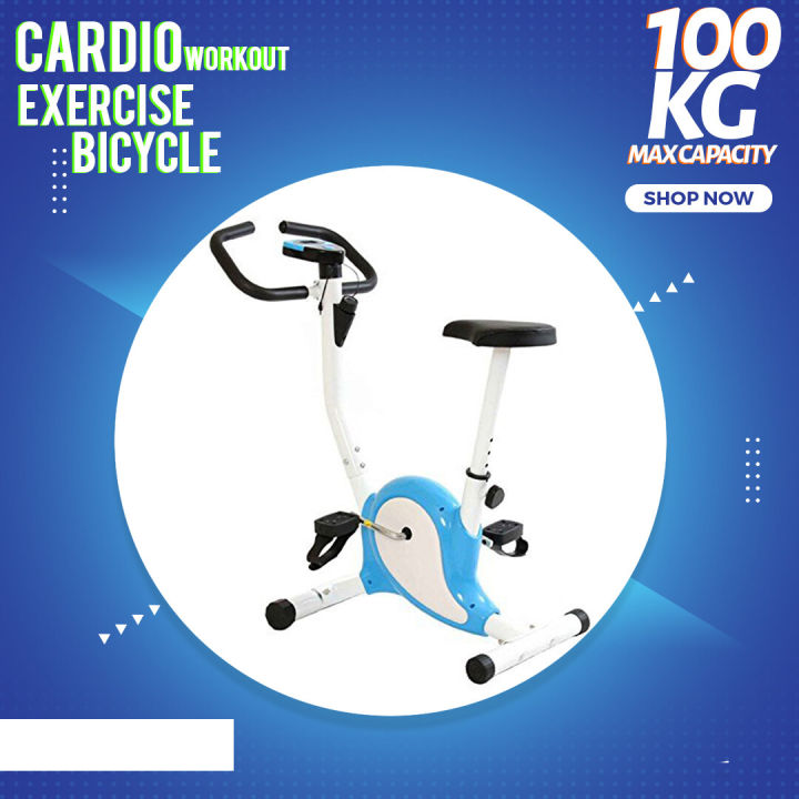 Exercise Bike Training Bicycle Cardio Fitness Sports Cycling Workout Gym Home