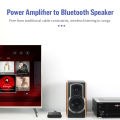 Kebidu Bluetooth 5.0 Audio Receiver RCA 3.5mm AUX Jack Stereo Music Wireless Adapter with Mic for Car Speaker. 