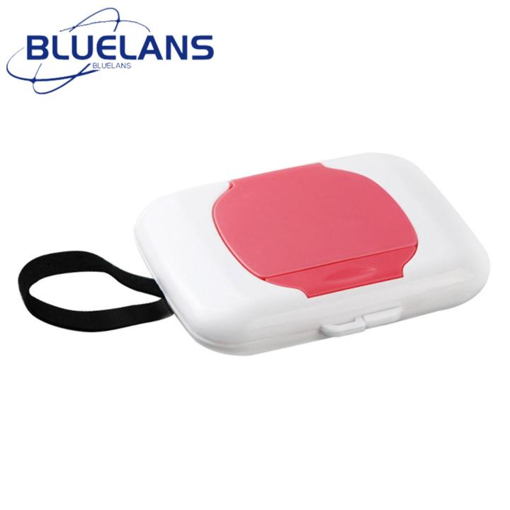 Portable Wet Wipes Container Portable Wet Wipes Box with Hanging Hoop Travel-friendly Baby Tissue Dispenser for Outdoor Use Dustproof Infant Wipes Container Convenient Holder for Multi-size Paper