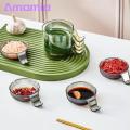 Stackable Sauce Dish Convenient Sauce Dish Set with Handle for Bbq Party Easy to Clean Dipping Bowls Ideal for Southeast Asian Buyers. 