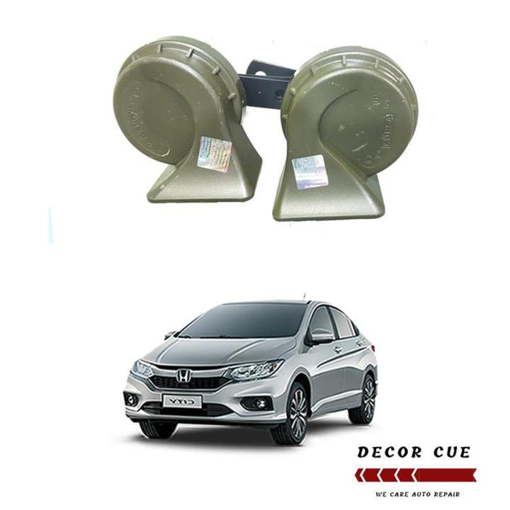 Honda City 12 Volt Premium Super Loud Horn - 100% Copper Coil Pack of 2