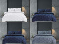 Luxury Pintuck Bed Set Included 1 Duvet cover and 2 pillow cases. 