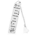 Stainless Steel Metal Bookmarks Elegant Bookmarks 2.6cm*13cm Stainless Steel Bookmarks Inspirational Quotes Bookmarks for Book Lovers Bookmarks Education-Themed Bookmarks Office Bookmarks Gift Bookmarks Daily Inspiration Bookmarks. 