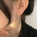 Statement Fashion Show Earrings Charming Small And Gentle Earrings Delicate Dangle Earrings Stylish Cold Wind Earrings Trendy Waterdrop Ear Studs. 