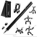 2 in 1 Magnetic Fidget Pen Toy Sculpture Building Blocks Pen Creative DIY Desktop Decoration Decompression Magnetic Touch Pen. 