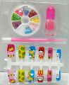 Kids Nail Polish set with 12 Colorful Nails, Kids Makeup Toy Set. 