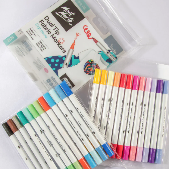 MONT MARTE FABRIC MARKER SET OF 24PC