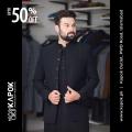 Raven Black Prince Coat for Men | Kapok Groom. 
