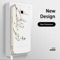 Casing For Samsung J7 Prime J2 Prime Samsung J5 prime Luxury Beautiful mapies with flower Camera Protection Phone Case Plating Edges Silicone Soft Cover With Free Lanyard. 