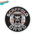 Creative Personalized Scaffold Dawg Hard Hat Sticker Helmet Decal Label Scaffolding Builder Dog Sticker Car Styling. 