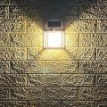 High Quality Mini Waterproof Solar Interaction Wall Lamp With Motion Sensor Security Light, Featuring 3 Lighting Levels. 