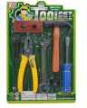 Tool Set Toy for Kids Plastic Multi color Construction Tools Toy Set. 
