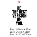 Motivational Quotes Sentences Phrases Wall Stickers Decals For Company Office Living Room Removable Wallpaper Decorations. 