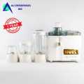 Imported Panasonics Juicer Machine 4in1, Juicer-Blender-Chopper-Grinder- Heavy Duty Motor Power: 900W - Stainless Steel Filter - 1 Year Warranty. 