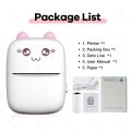 Pocket Inkless Mini Printer - Portable Bluetooth Thermal Printer for Kids- Compatible with iOS & Android. 