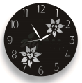 3D Wooden Wall Clock with Bird on Tree Design - Laser Cut MDF, 40x30 inches. 