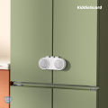 Baby Safety Refrigerator Lock for 2 Door Fridge and Cabinets | Baby Safety Lock for French Fridge - KiddieGuard. 