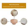 10Pcs Round Unfinished Wood Drawer Knobs 50mm Dia Wood Furniture Cabinet Dresser Pulls. 