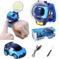 Wrist Watch Remote Control Car Toy for kids Rechargeable. 