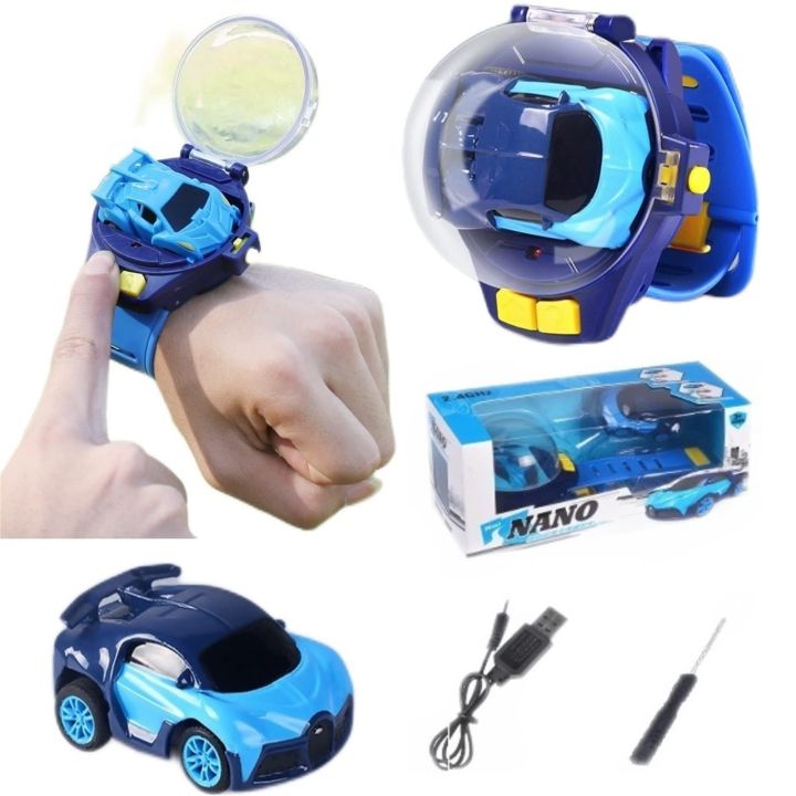 Wrist Watch Remote Control Car Toy for kids Rechargeable
