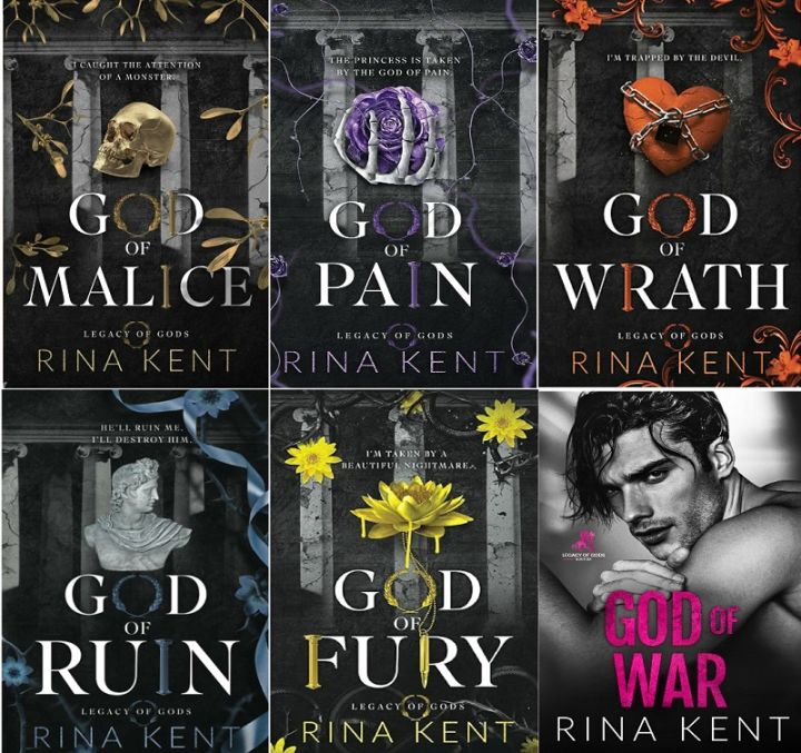 Legacy of Gods Series (God of Malice + God of Pain + God of Wrath + God of Ruin + God of Fury + God of War )  by Rina Kent
