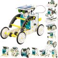 14 IN 1 Solar Robot DIY Stem Educational Kit Build Your Own Robot Kit Powered by the Sun with Solar Panel Dynamic Robot Toy - 2140. 