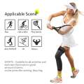 Compression Knee Support Pads Basketball Gym Sport Sleeve Knee Protector Volleyball Running Elastic Long Kneepad Brace FULL Leg Knee Sleeves for Running & Cycling Full Leg Compression Sleeves with Wraps Knee Support. 
