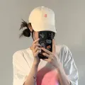 New Letter B Cotton Baseball Cap For Men Women Solid Color Ponytail Curved Brim Sun Hats Unisex Hip Hop Snapback Dad Trucker Hat. 
