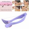 Slique Hair Threading Machine - Facial Hair Removal Tool - Body Hair Threading Kit - Amazing at Home Quick & Painless Hair Removal System – Mini Threading Machines- Slique Face Threading Machine for Women- Manual Tweezers. 