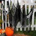 Halloween Black Creepy Cloth, Spooky Halloween Decoration, Home Decor, Gauze 76cmx183cm. 