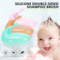 Silicone Shampoo Hair Wash Brush Hair scalp Massage Brush Head Anti Dandruff Haircare Massager Someday Silicone Comb Brush scalp Massager Bath. 