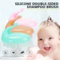Silicone Shampoo Hair Wash Brush Hair scalp Massage Brush Head Anti Dandruff Haircare Massager Someday Silicone Comb Brush scalp Massager Bath. 