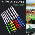 1.2/1.4/1.6/2m Tour Guide Sponge Handle Telescopic Stainless Steel Flag Pole. 