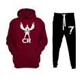 Cristiano Ronaldo Hoodie And Trouser Fleece Winter Wear Export Quality Hoodies For Men. 