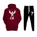 Cristiano Ronaldo Hoodie And Trouser Fleece Winter Wear Export Quality Hoodies For Men. 