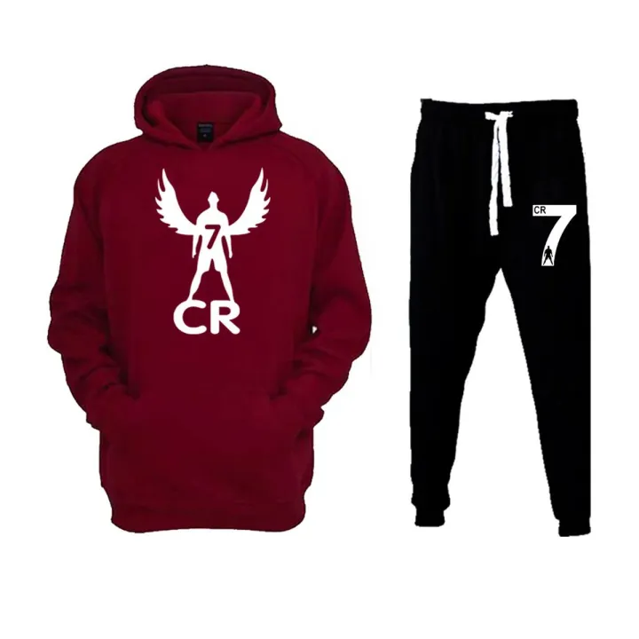 Cristiano Ronaldo Hoodie And Trouser Fleece Winter Wear Export Quality Hoodies For Men
