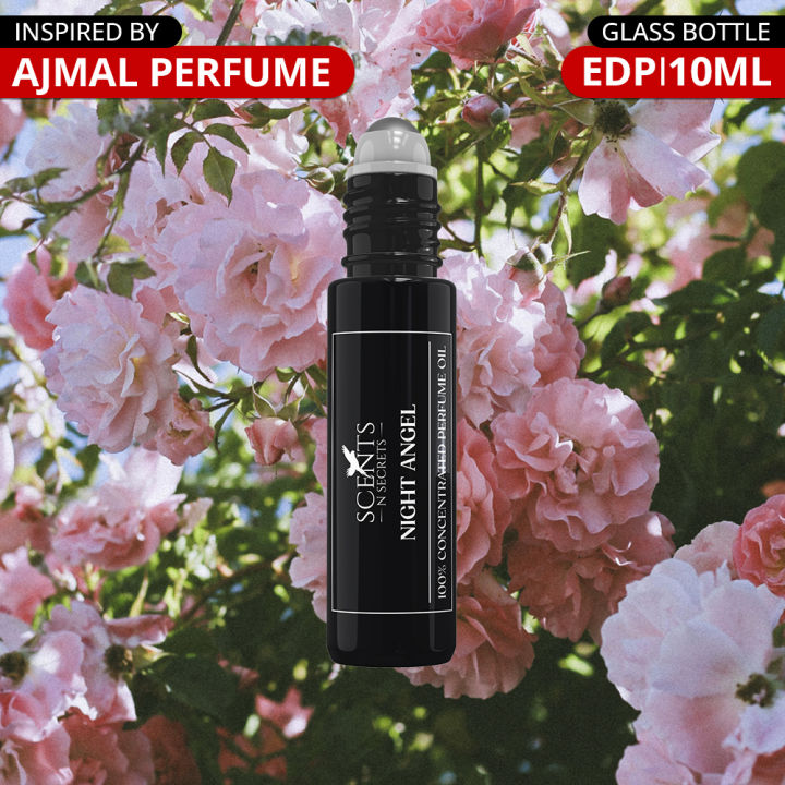Night Angel - (Inspired By Wisal Ajmal) - For Women - 100% Concentrated  Perfume Oil(Roll-on) - 10ml