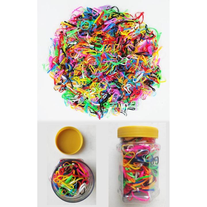 Colourful Rubber Band high quality- Simple hair pony, ponytail holder, hair band, hair tie, rubber band- Elegant rubber bands  - Multicolour