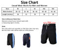 Side Stripped Men Trousers for Regular Jogging Sleeping Pajamas in Full and Half Length Cargo Pants in Black M L XL 2XL 3XL 4XL Waist Sizes. 