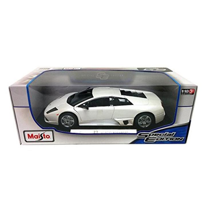 2007 Lamborghini Murcielago LP640 White 1/18 Diecast Model Car by Maisto