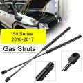 2Pcs Steel Car Bonnet Hood Gas Spring Support Struts 545mm-420N Shaft for Toyota Land Cruiser Prado 150 Series 2010-2017. 