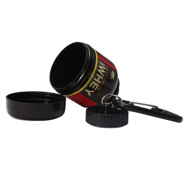 Protein Shaker Powder Container - Keychain - Alternative for Protein Shaker - Gym Protein Funnel Shaker Portable