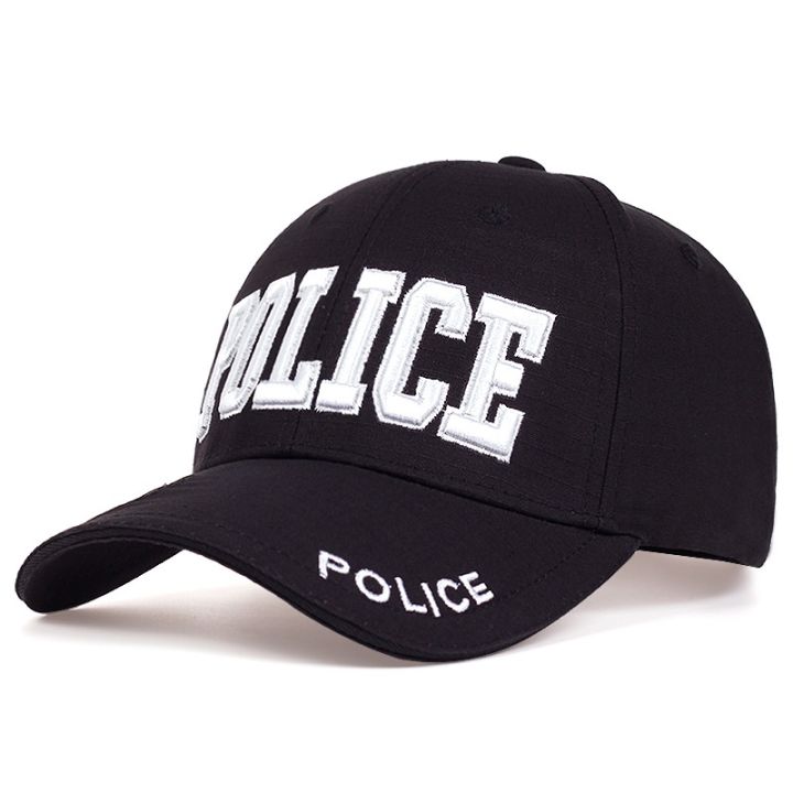 2023 New Fashion Police Letter Embroidered Baseball Cap Outdoor Hat Casual Hat Hip Hop Hat Adjustable Unisex Gift for Girlfriend