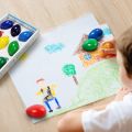 Crayons for Toddlers, Palm Grip Crayons for Kids,9 Colors Crayons Egg. 