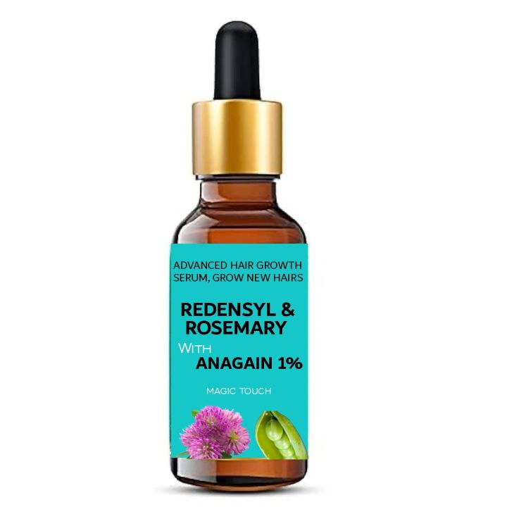Magic Touch Rosemary & Redensyl Hair Oil Serum – Regrowth & Anti Hair Fall – 30ml Hair Growth Serum with Anagain 1%