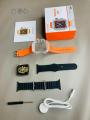 H9 Max Smart Watch two straps 2.01 IPS Square Touch Screen Fitness Tracker sport record health monitoring Reminders smart watch. All smart watch in low Rate, High Quality All smart watch.. 