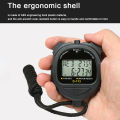 MeterMall Sport Stopwatch Timer Professional Recall Stop Watch Large Display Clock For Referee Swimming Running Competition. 