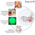 1pc Heart Hollow Cage Locket Pendant With Glass Ball Memory Locket Pendant Cremation Jewelry Fillable Jewelry. 