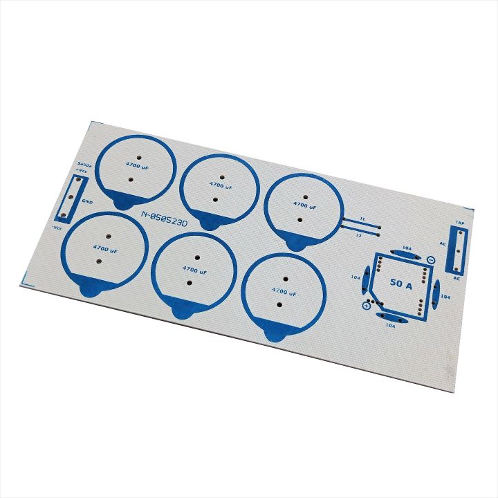 DIY 2000W Bridge Rectifier Dual Supply Fiber Based PCB