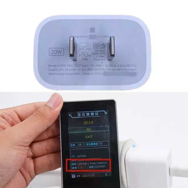 Original 20W PD Fast Charging Adapter for all iPhone